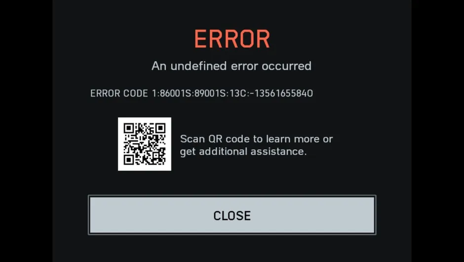 Battlefield 6 Error Code 1:8500