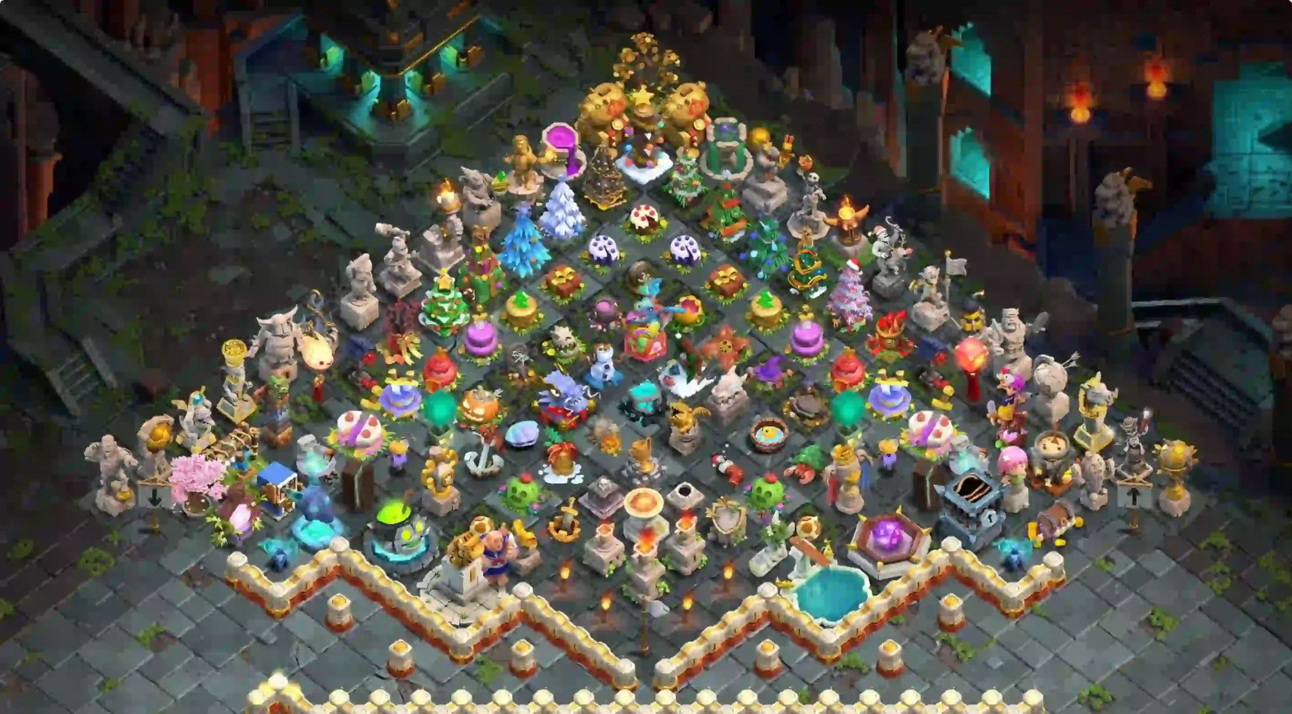 base clash of clans ayuntamiento 10