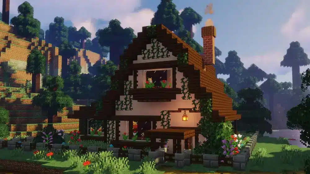Minecraft коттедж