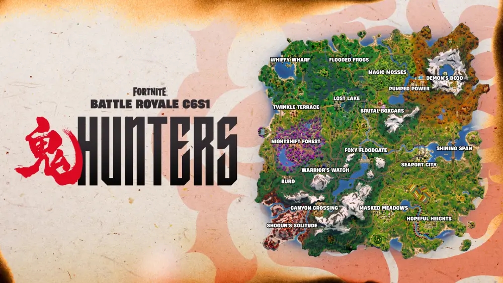 Chapter 6 map: all Fortnite changes, new POIs and leaked locations