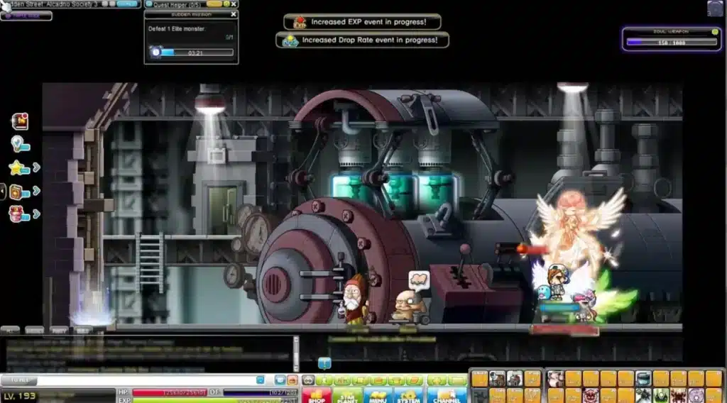 تحسين المعدات في MapleStory