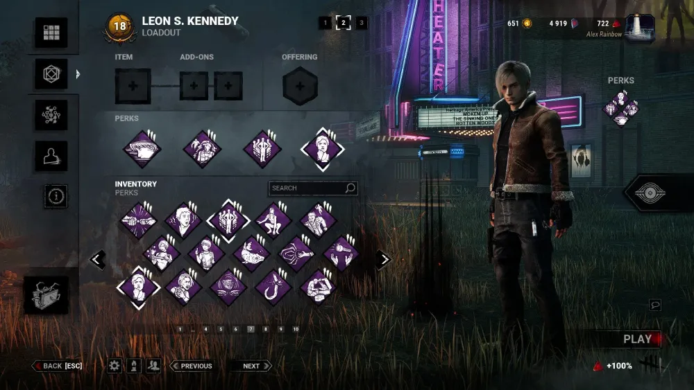 Dead by Daylight perks