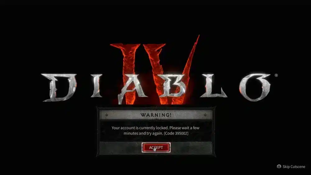 Diablo 4 Code 395002: Complete Fix Guide for Account Lock Issues