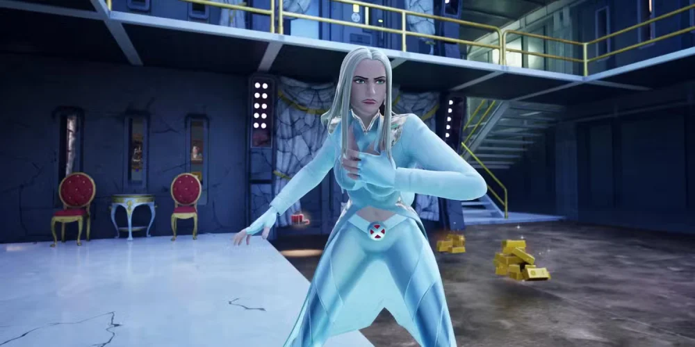 Using the Emma Frost Medallion in Fortnite
