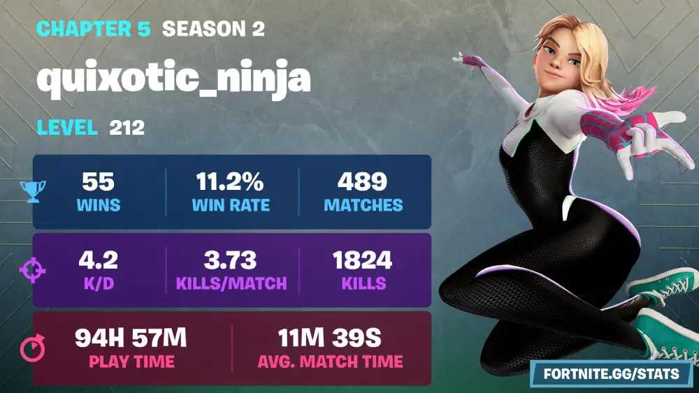 Fortnite GG Stats