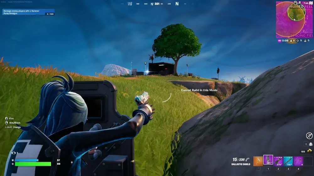 escudo balístico Fortnite