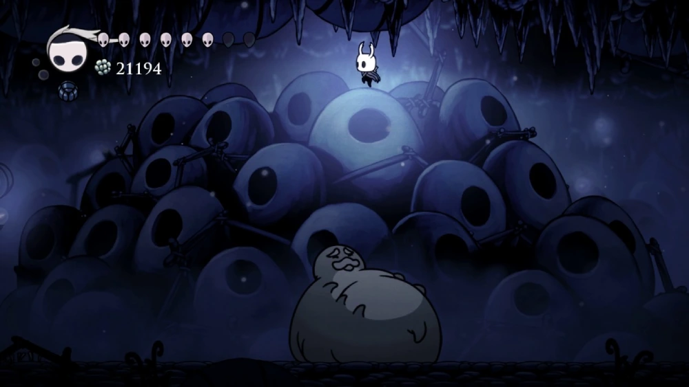  quantos grubs você salvou em Hollow Knight
