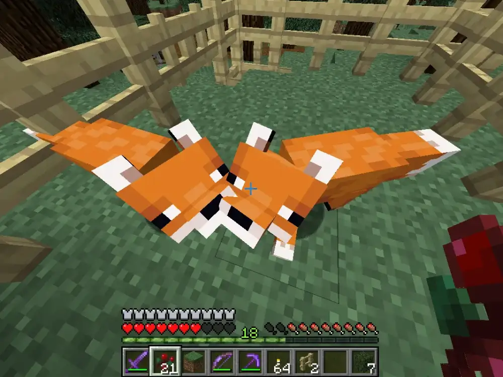  domesticar raposa Minecraft
