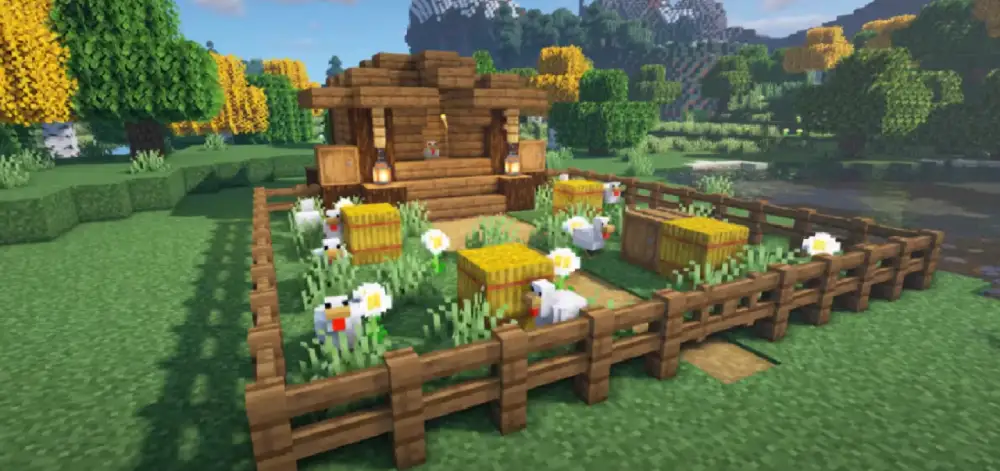 Current image: How to find and breed chickens in Minecraft?