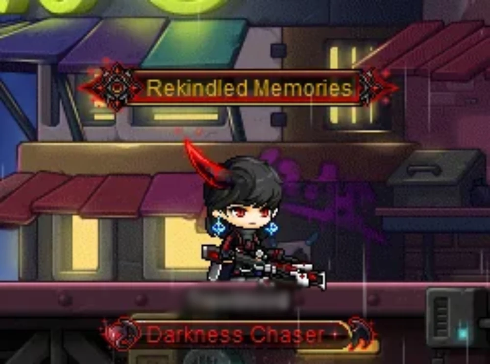 traje de cazador de oscuridad de maplestory