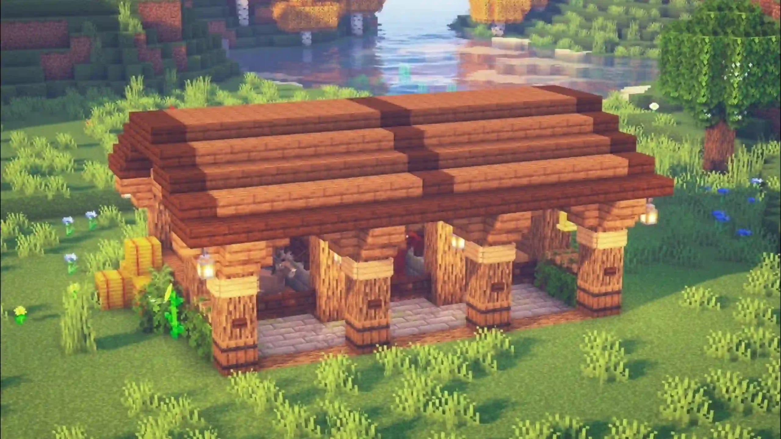 The current image has no alternative text. The file name is: Minecraft-Horse-Stable_-How-to-Build-one-Designs-and-Tips-scaled.webp