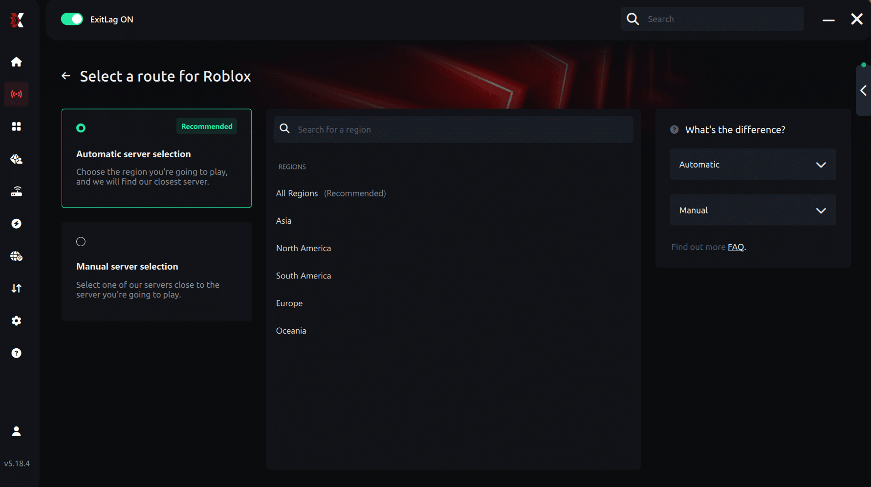 Select server Roblox