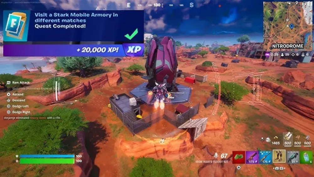 Where to Find the Stark Mobile Armory in Fortnite and how to boost your gameplay