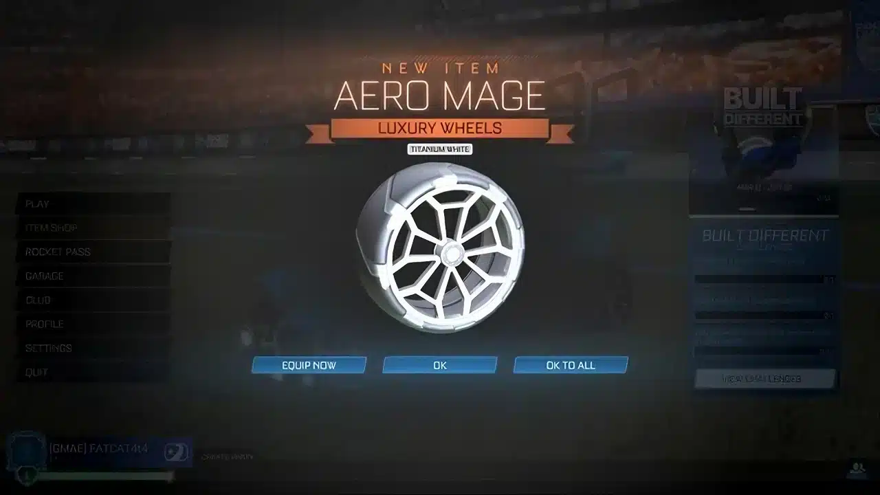Aero Splash Rocket League