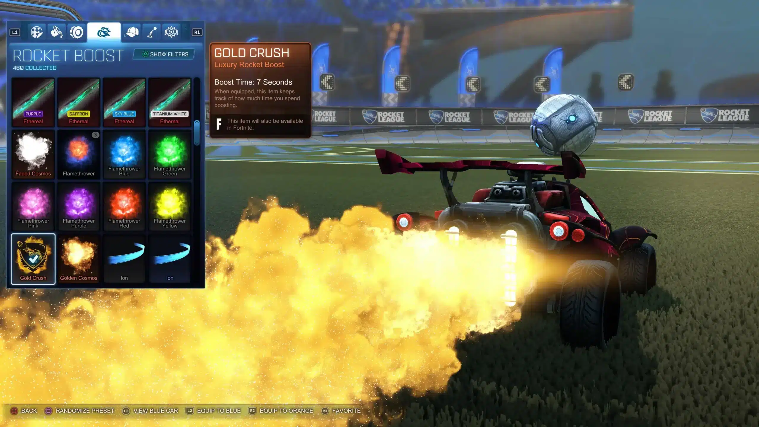 Alpha Boost Rocket League