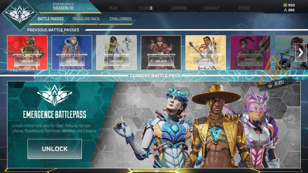 personajes de Apex Legends