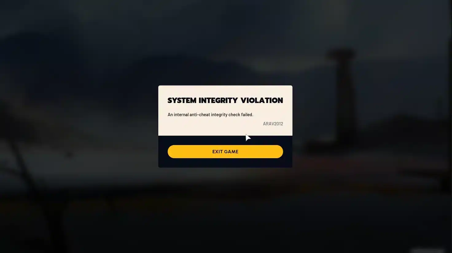 Arc Raiders Anti Cheat Error