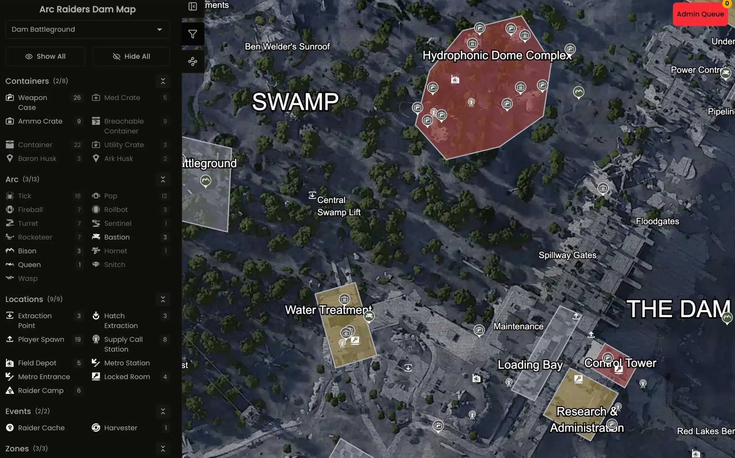 Arc Raiders Map