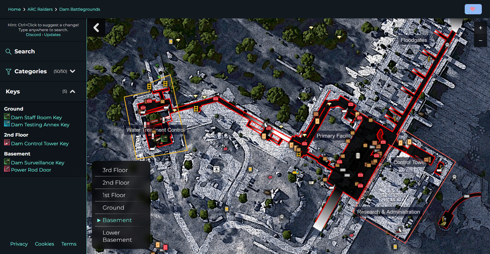 Current image: Arc Raiders Map