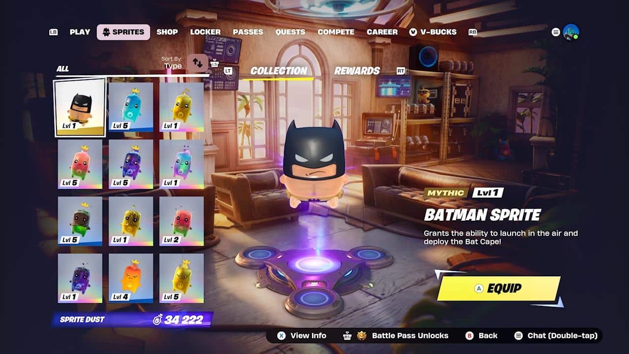 Batman Sprite Fortnite