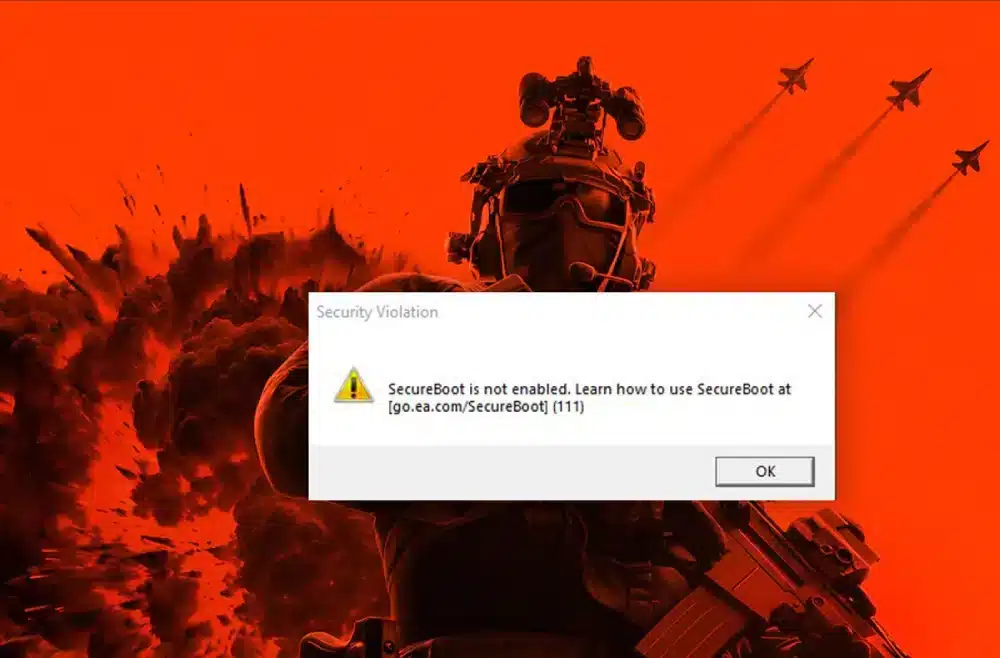 Preventing Battlefield 6 Secure Boot issues in the future