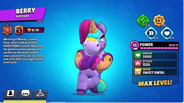 berry brawl stars guide Skills and attributes