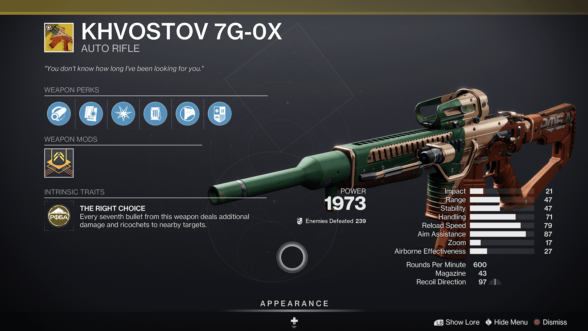 Destiny 2 PvP Weapons