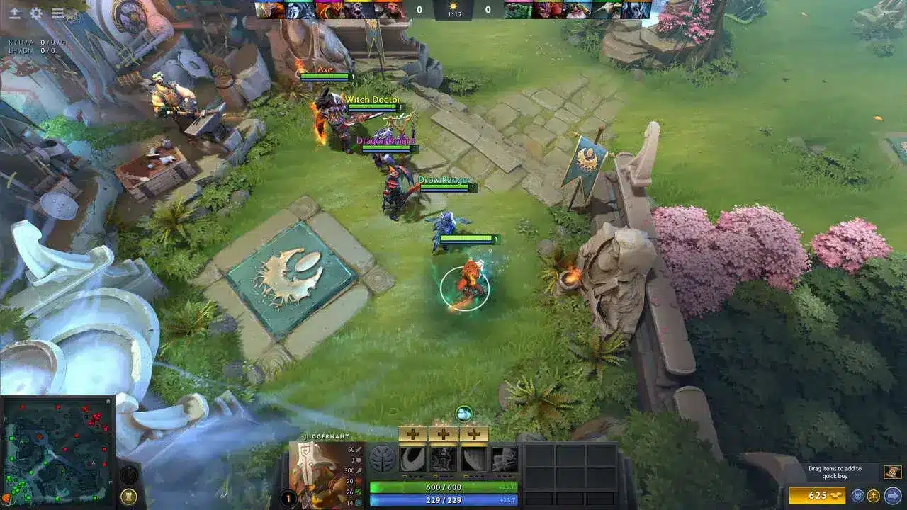 Dota 2 match