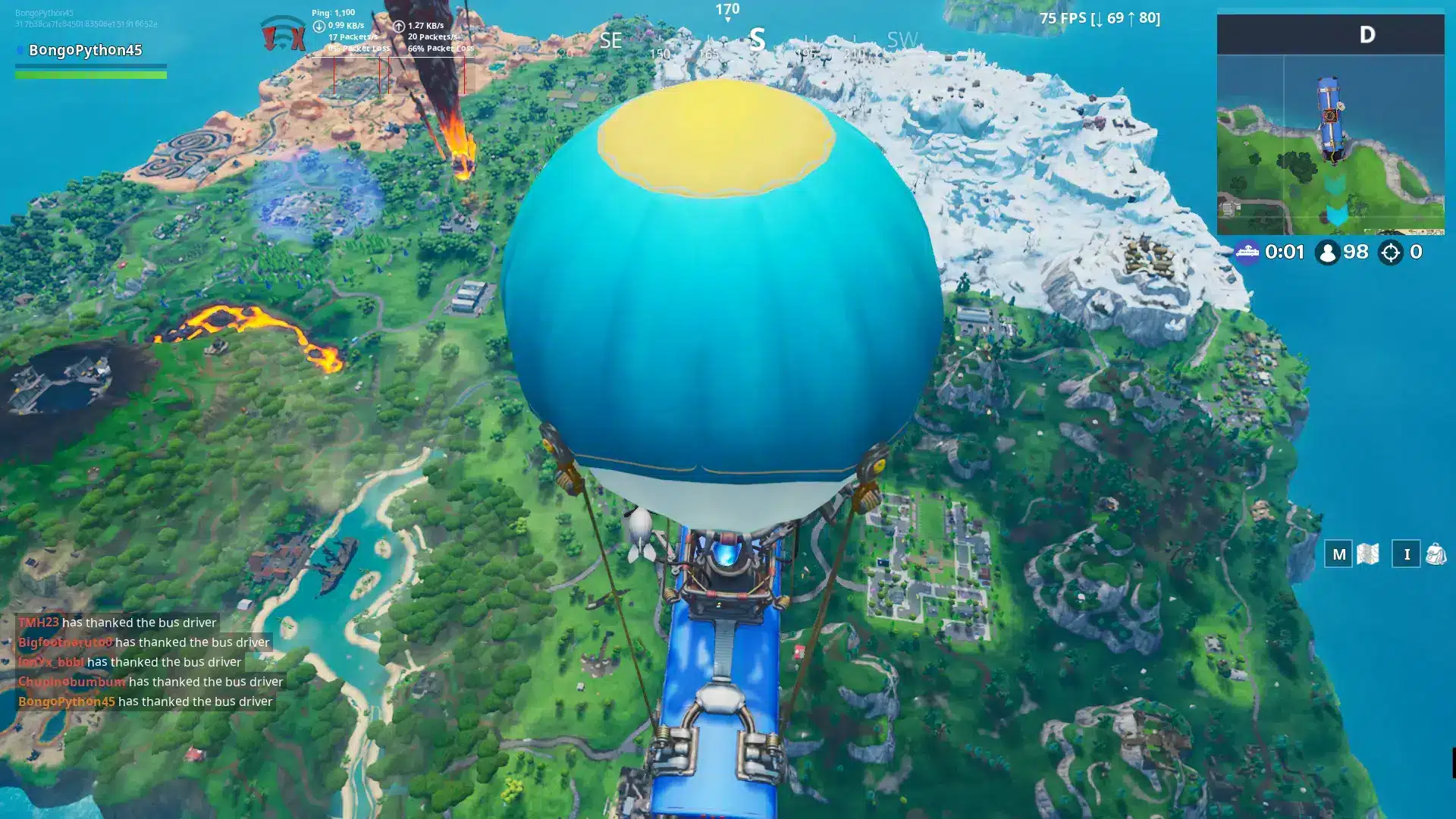 Fortnite high ping in Saudi Arabia