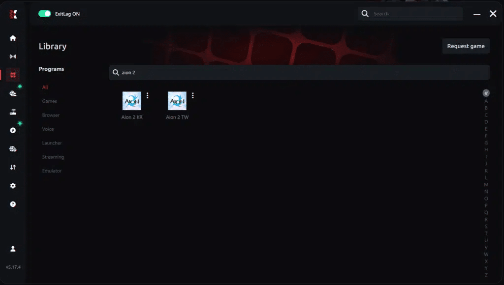 Search for AION 2 TW Exitlag