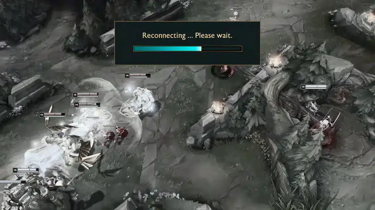 LOL recconecting