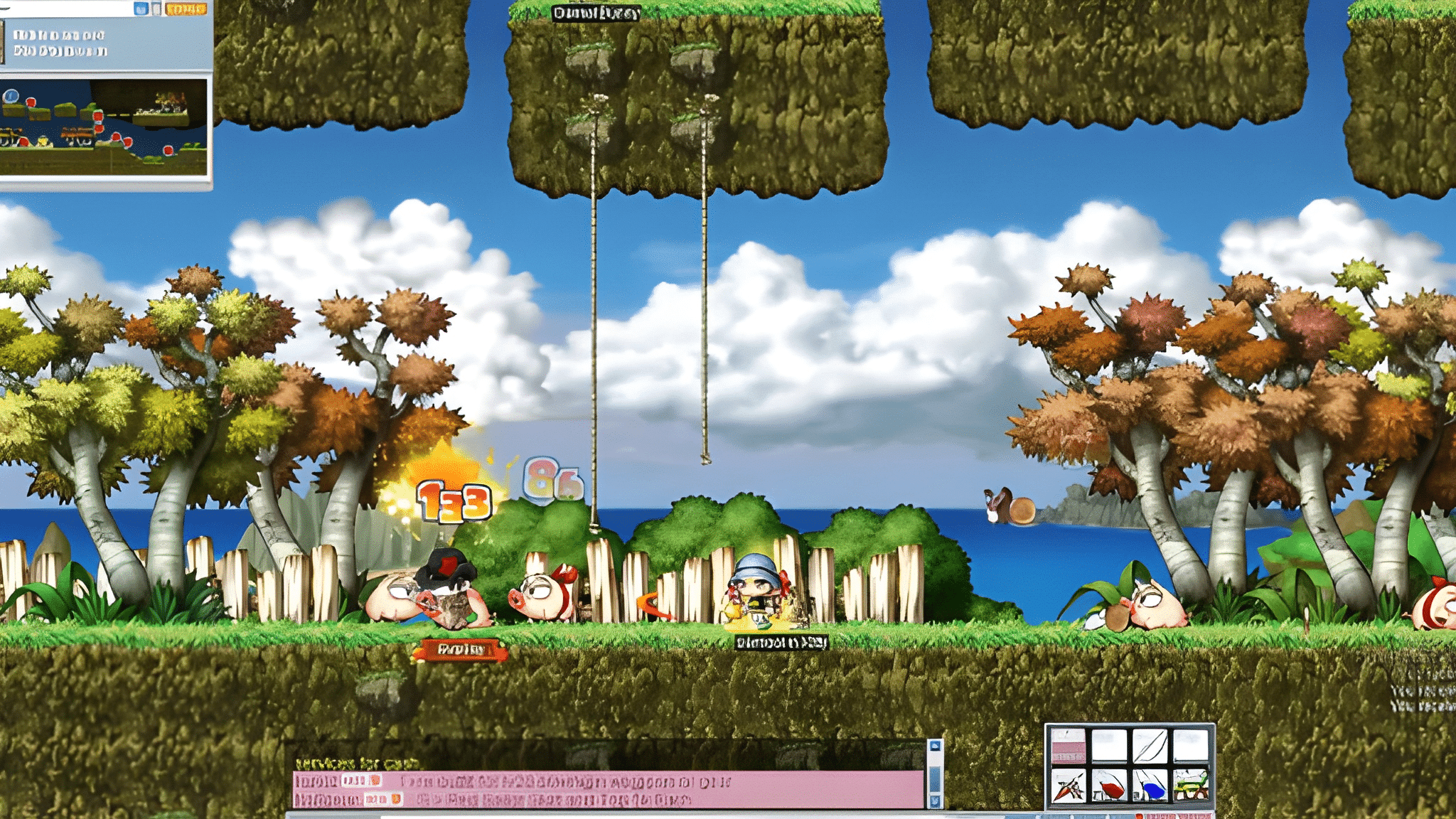 MapleStory Classic Pig Beach