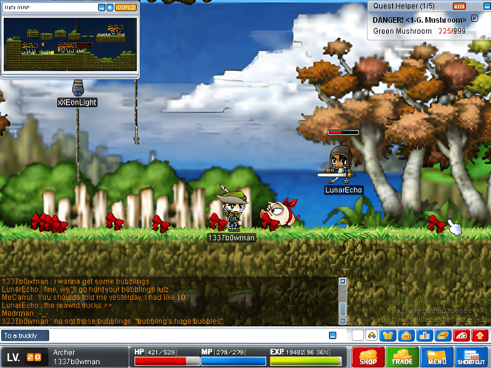 MapleStory Classic Pig Beach
