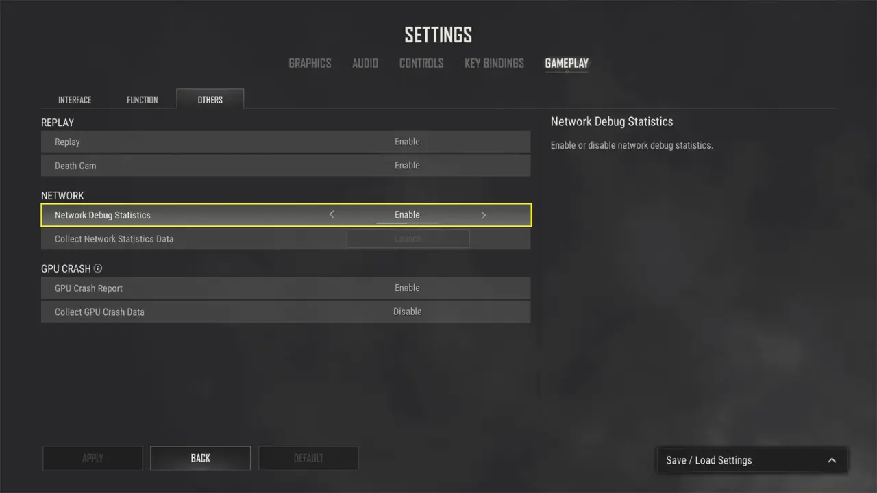 Network config PUBG