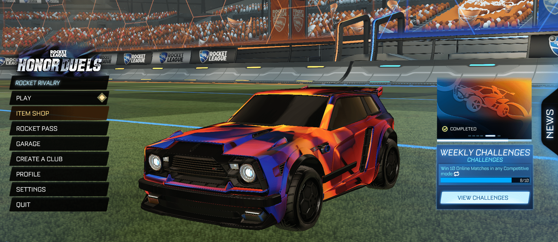 Rocket League Honor Duel