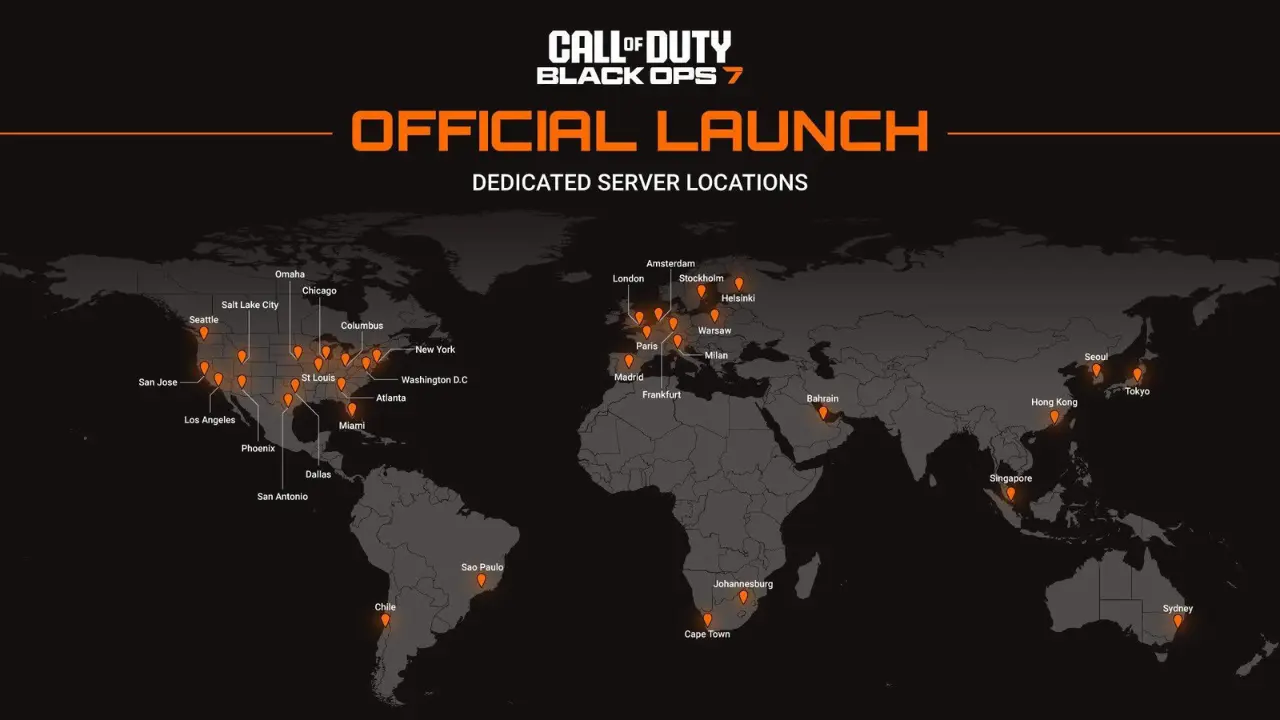 Warzone high ping Middle East