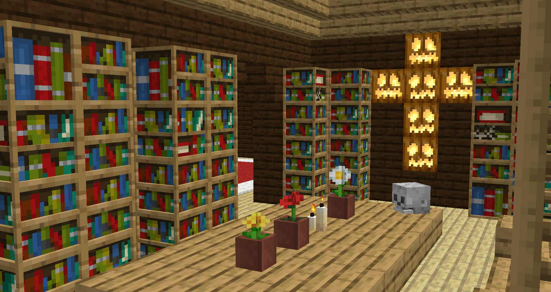 The current image has no alternative text. The file name is: bookshelf-minecraft.png