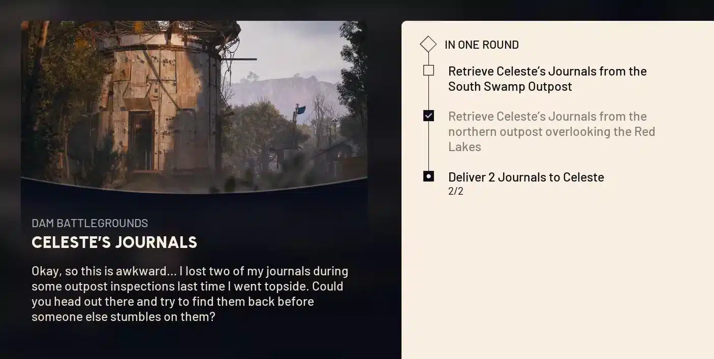 Celeste’s Journals Quest Arc Raiders