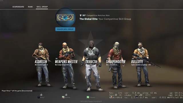 rangos de csgo