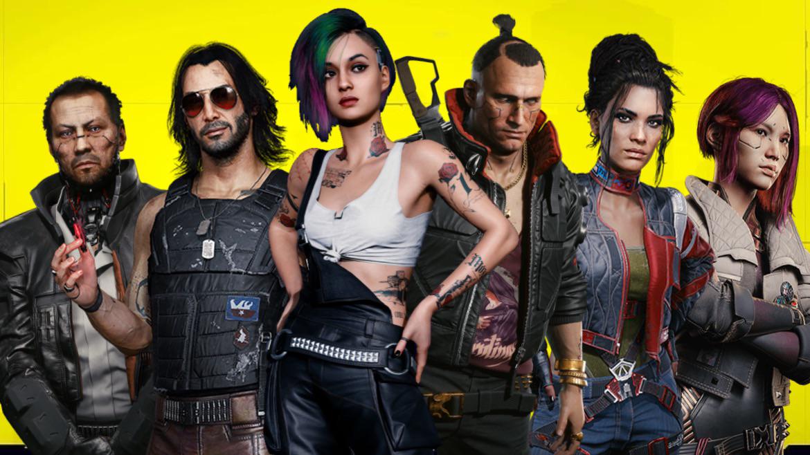 Current image: Cyberpunk 2077 characters