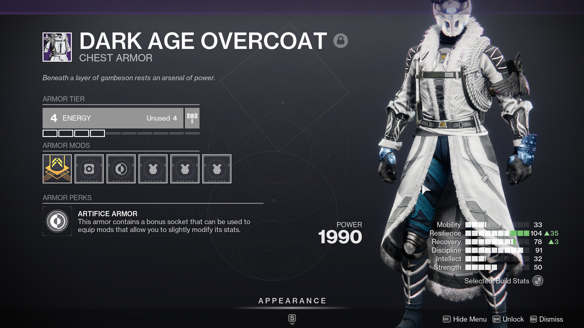 Destiny 2 Artifice Armor Sources