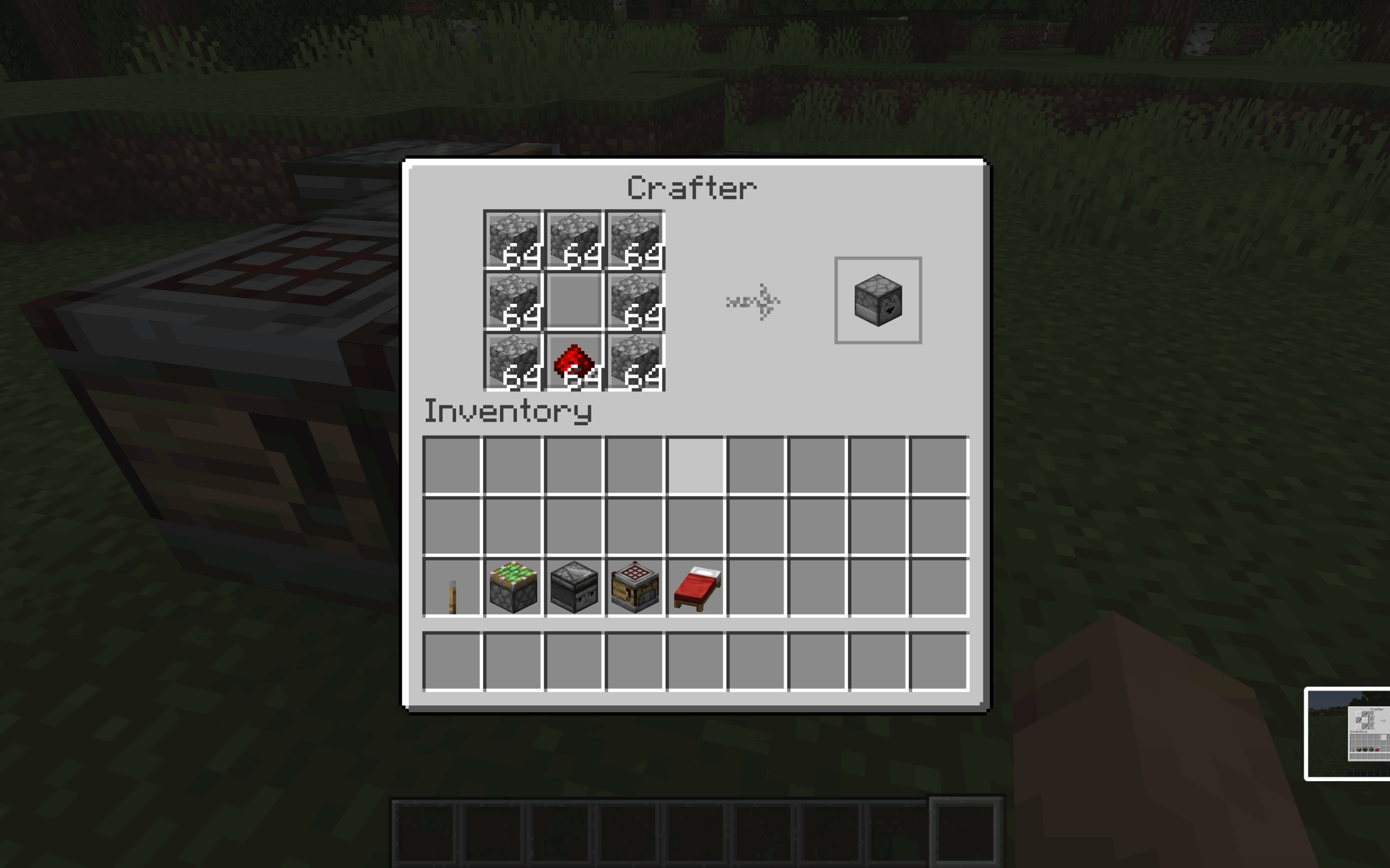 Dispenser Minecraft