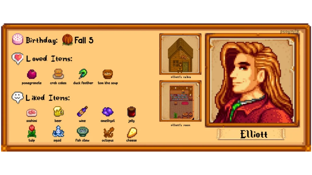Elliott Stardew Valley