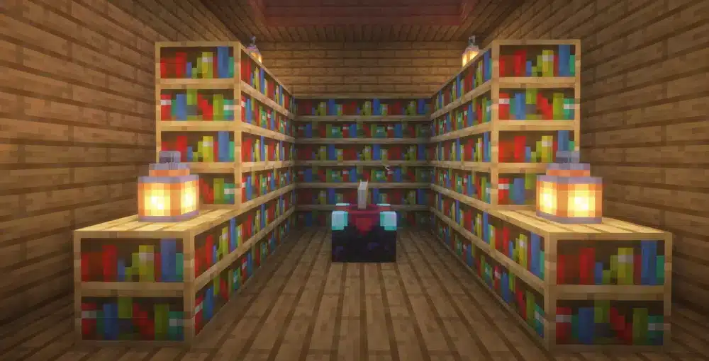 mesa de encantamientos Minecraft