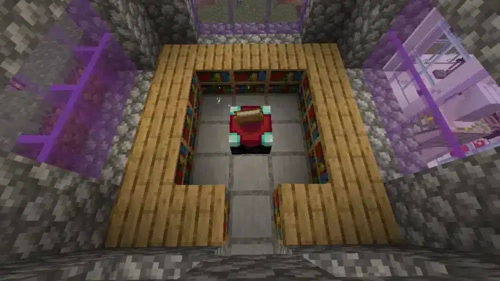 mesa de encantamientos Minecraft