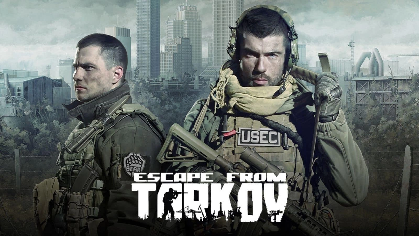 A scene from the game Escape from Tarkov, showcasing intense gameplay in a post-apocalyptic Tokyo setting.