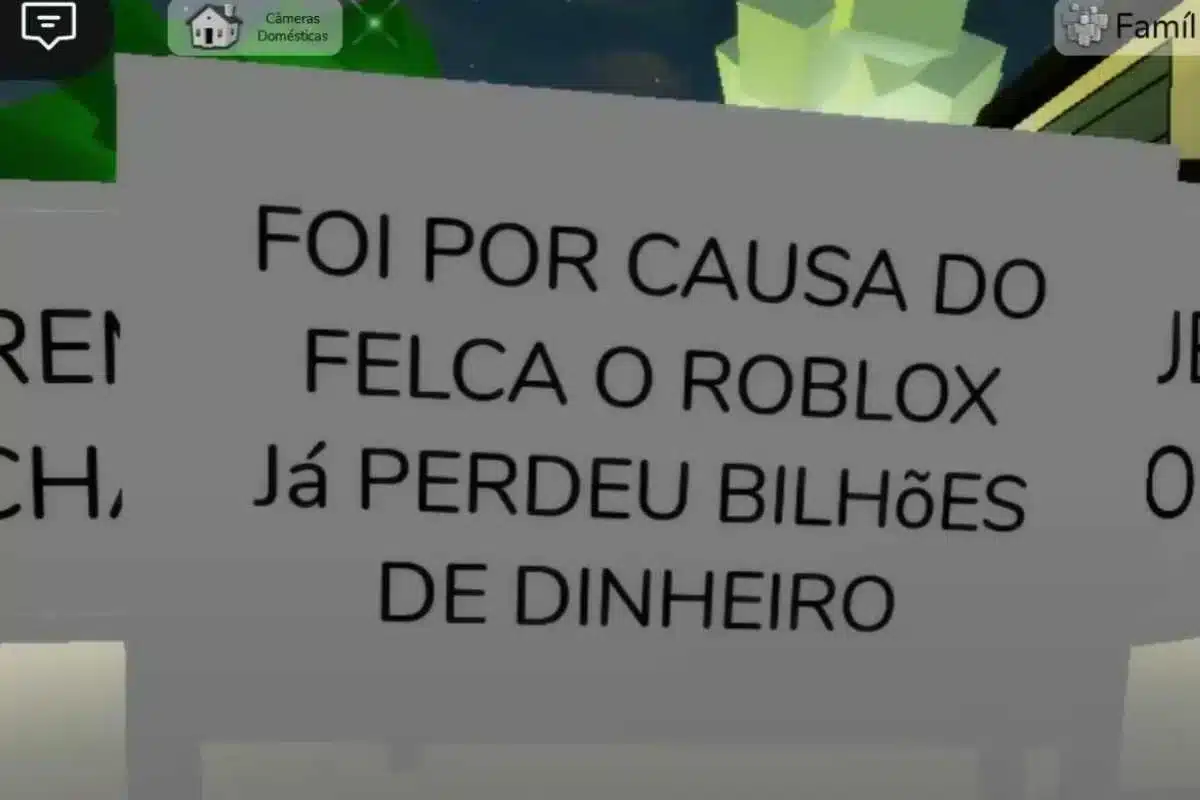 Current image: Felca vai banir o Roblox