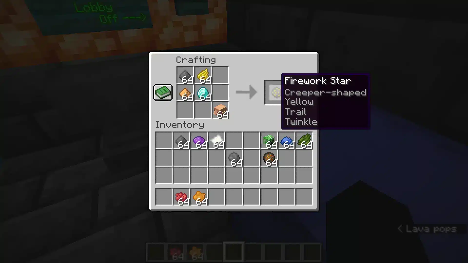 Firework Minecraft