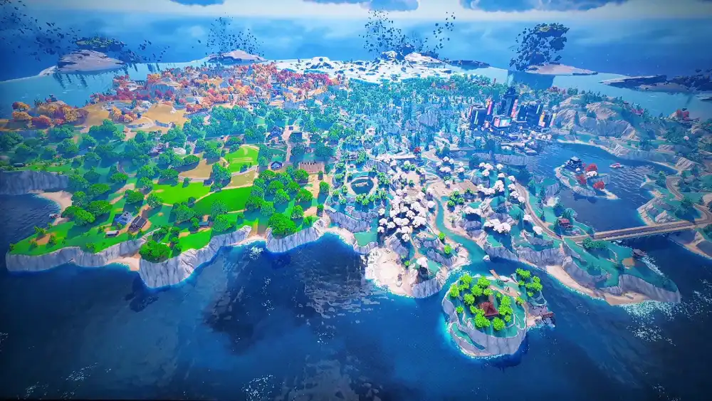 تطور خريطة Fortnite