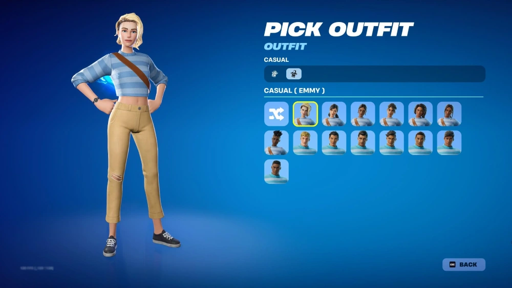 skin padrão do Fortnite
